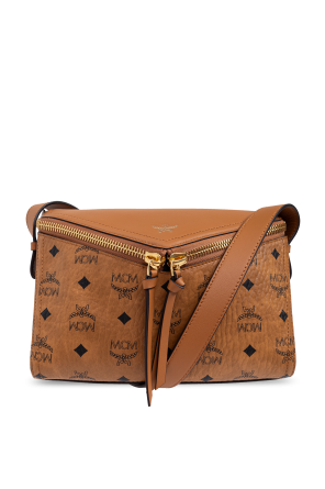 MCM バッグ ブラウン レザー MCM エムシーエム ヴィセトス ミニボストンバッグ 2WAYバッグ